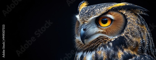 Majestic Owl Close-Up