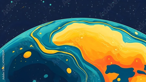 Detailed infographic visualizing the movement and interaction of tectonic plates that shape the Earth s surface over time showcasing the geological processes and forces driving continental drift