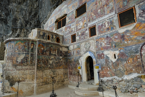 Sumela Monastery is a Greek Orthodox monastery in Maçka, Turkey.