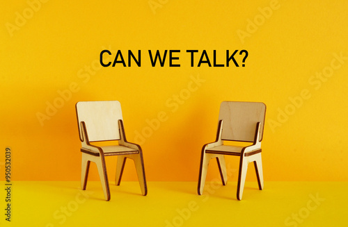 Can We Talk as difficult conversation concept