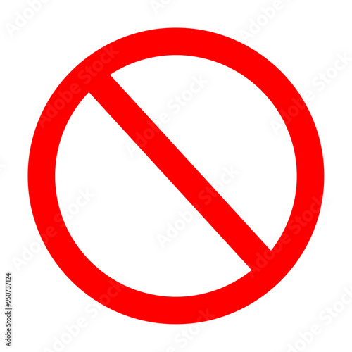 icon of a forbidden sign not allowed