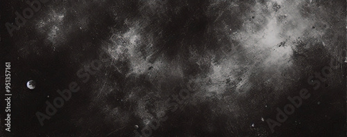 Fondo de hormigón con textura grunge negro oscuro. Panorama de fondo o textura de pizarra negra gris oscuro. Textura de hormigón negro vectorial. Fondo de pared de piedra. 