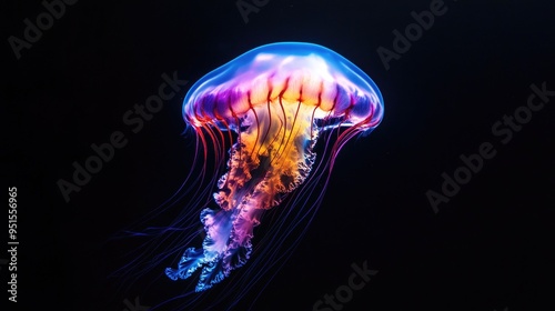 Jellyfish in Dark Water