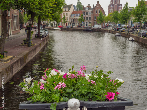 Die Stadt Leiden in Holland