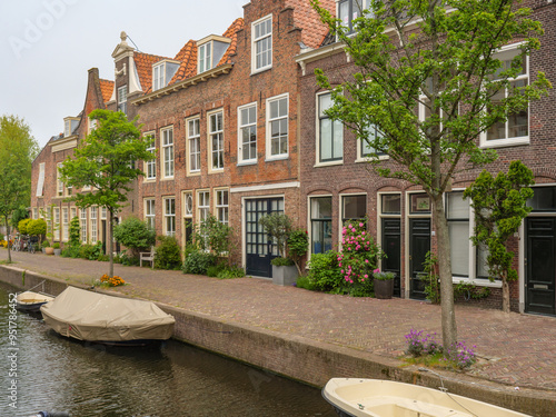 Die Stadt Leiden in Holland