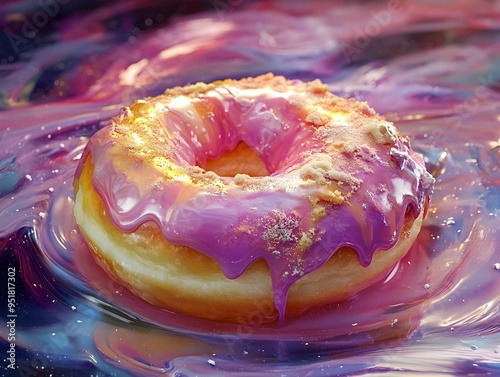 Quantum Black Hole Bakery Distorted Spacetime Doughnut Cosmic Singularity Pastry with Infinitely