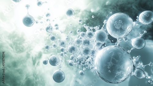 The Chain Reaction of Ozone Destruction. A diagrammatic illustration showing how one CFC molecule can destroy multiple ozone molecules, leading to a cascading effect of ozone depletion