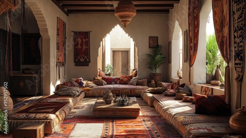 Arabic Style Living Room Interior Design