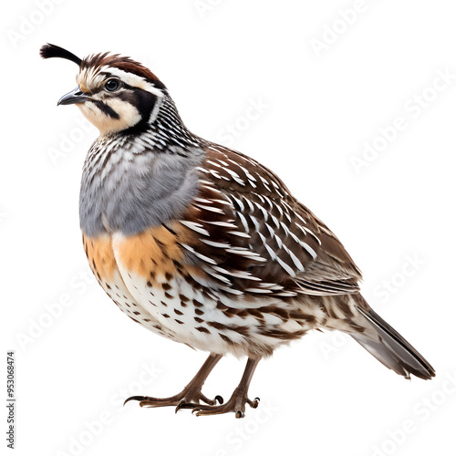 quail isolated on transparent background 