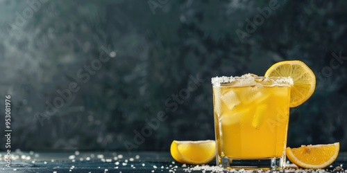 Classic Beer Cocktail with Citrus and Seasoning