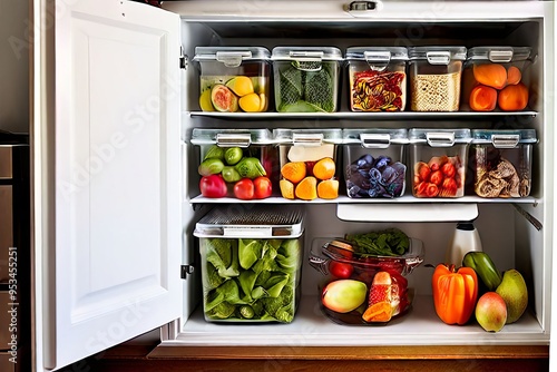  refrigerator purge clearing out old food wiping down shelves an