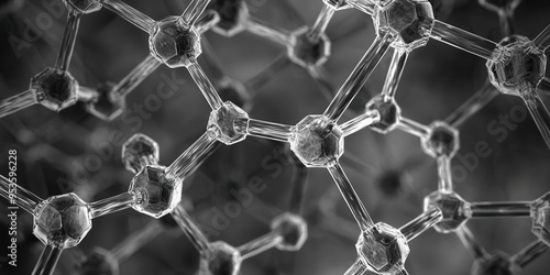 Close-up of crystal lattice in lithium iron phosphate battery, high-resolution electron microscopy, lithium ion clustering, structural deformations, laboratory setting