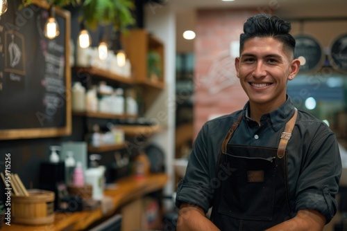 Latin American Barber Thrives in Own Business as Young Entrepreneur