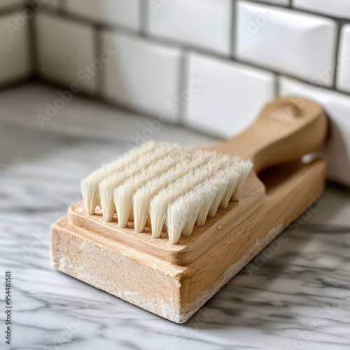 Scrub Brush For cleaning grout, tiles, and other surfaces with stubborn