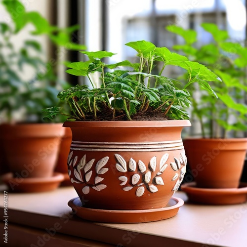 clay plant pot handcrafted clay pots or planters designed to hol