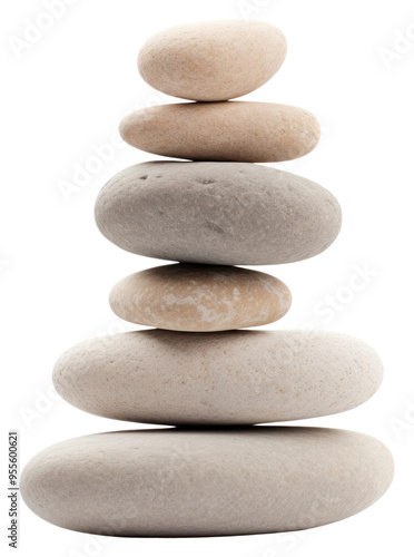 PNG A seven stacked stone pebble rock white background.