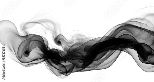 PNG Ink black smoke backgrounds white.