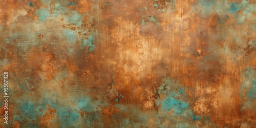 Seamless rusted copper metal patina texture background, rust, copper, metal, patina, texture, seamless, background, weathered