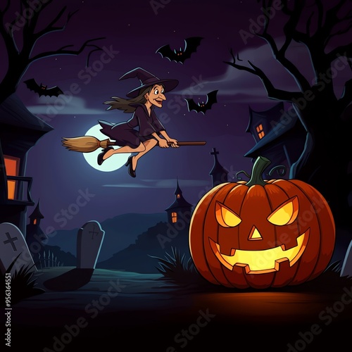 Halloween cartoon