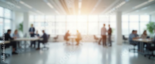 business people in office in blurry for background 