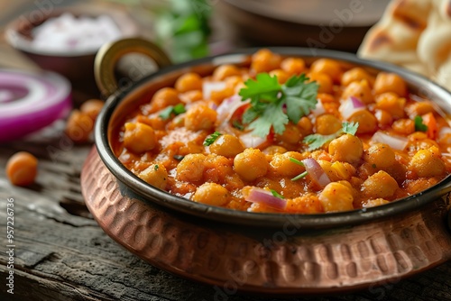 Spiced Chole Masala a traditional Punjabi chickpea curry