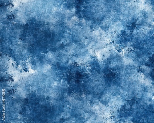 Moody denim blue mist pattern for captivating scrapbook designs.