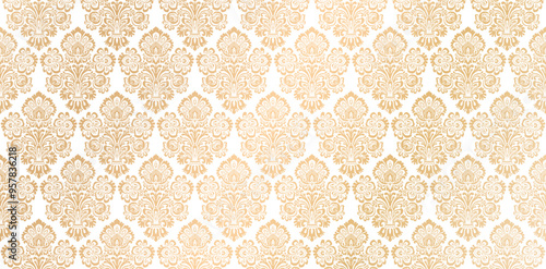 seamless damask wallpapers golden patterns ornamental designs isolated white backgrounds for wallpaper the bedroom, patterned fills, webs pages, surface textures, books covers, fabrics printing papers