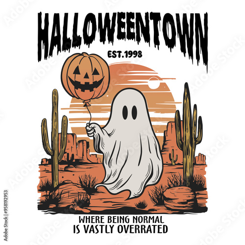 Halloweentown 1998 Trendy Halloween Pumpkin SVG