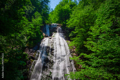 Güzeldere Waterfall Nature Park is a nature park declared in 2011, within the borders of Güzeldere village, Gölyaka district, Düzce province, on an area of ​​22.76 hectares.