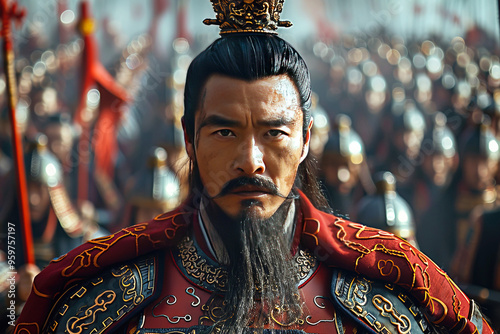 Qin Shi Huang Chinese emperor, ruler of the Qin dynasty, politician of the Middle Kingdom, builder of the terracotta army.