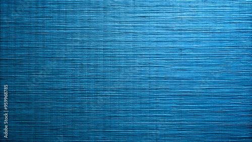 Smooth, horizontal lines on a vibrant blue texture abstract background with a metallic finish rich blue textured surface with a subtle metallic sheen and parallel lines.