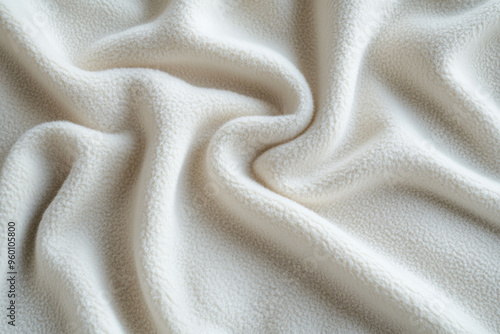 A light white textured surface with a soft, velvety texture, reminiscent of the delicate touch of suede or microfiber.