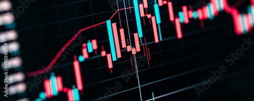 A technical analysis chart showing multiple support and resistance levels with Fibonacci retracement lines