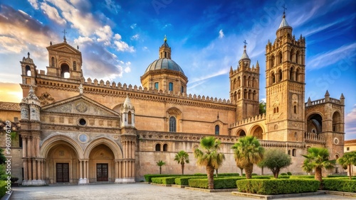 Gothic-style cathedral in Palermo, Sicily with stunning architecture and intricate details, Palermo, Cathedral, Sicily