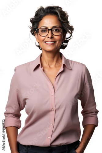 PNG A happy healthy middle age indian business woman photo photography accessories.