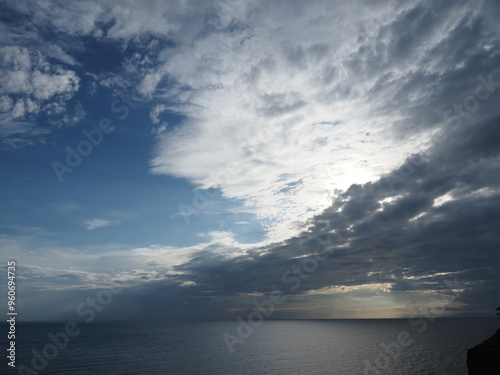 The sea and sky seen from the Izu coastline