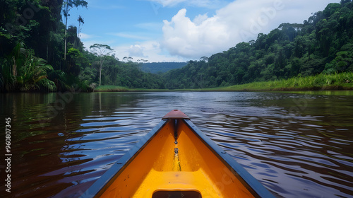 Guyane Navigation Sur Lac Petit Saut