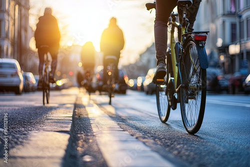 Urban planning focusing on walkable and bike-friendly cities