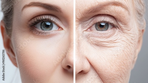 Changes in Skin Structure with Age, Explore the structural changes that occur in the skin as it ages, such as thinning of the epidermis and dermis.