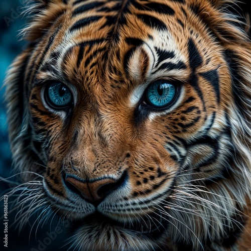 TIGRE OCCHI BLU