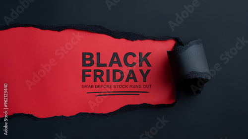 Black Friday urgency sale banner template