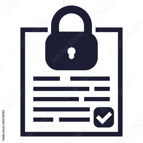 document protection, data security icon