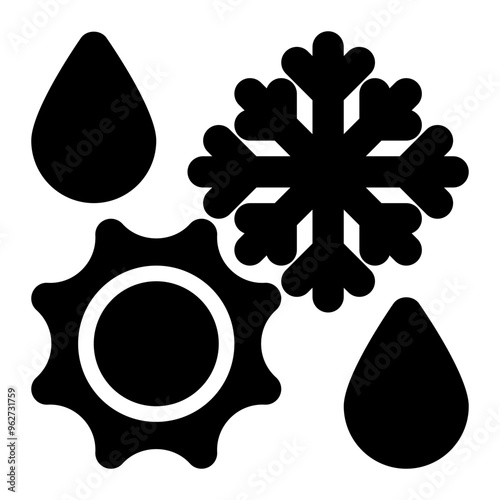 meteorology, weather, climate, climatology, science, meteorological solid or glyph icon