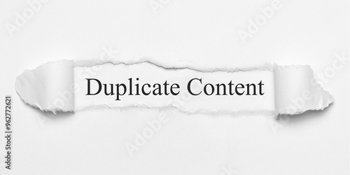 Duplicate Content 