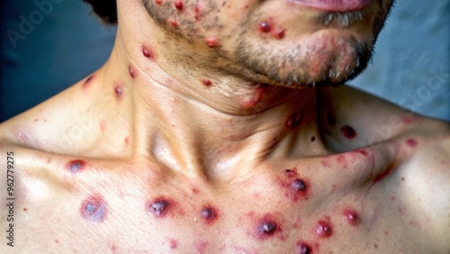 early skin lesions hiv