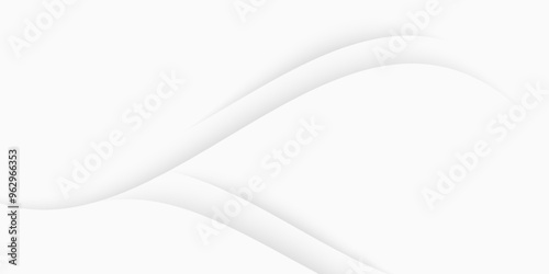 Abstract Curves Lines White and Gray Vector Backgrounds