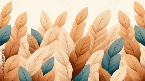 Illustration of Barley grain pattern background, emphasizing its versatility and nutritional value