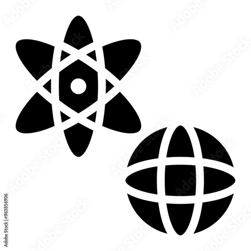 earth science, geography, geographic, geophysics, geochemistry, geoscience solid or glyph icon