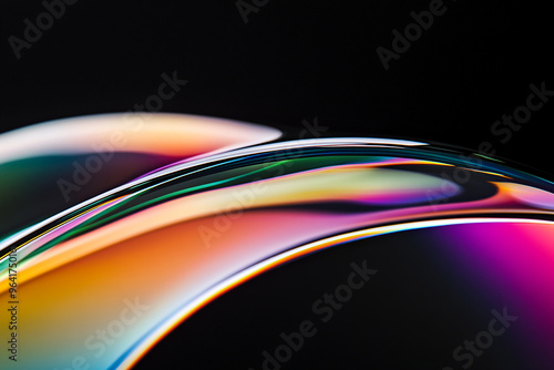 Abstract glass style background