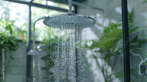 Smart Showerhead: Measures water consumption and controls temperature. Some versions are app-enabled for tailored water settings and efficiency monitoring. 